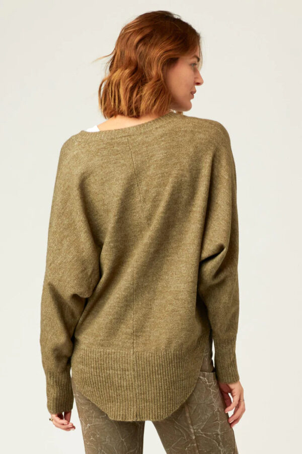 Gretchen V-Neck Sweater Top - Image 4