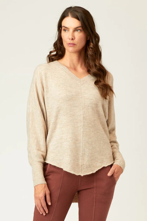 Gretchen V-Neck Sweater Top - Image 3