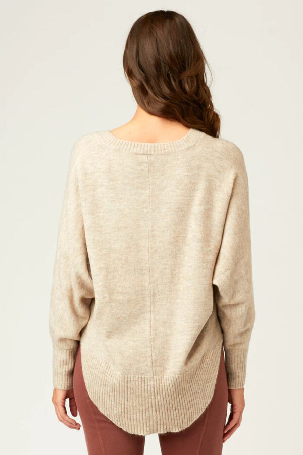 Gretchen V-Neck Sweater Top - Image 2